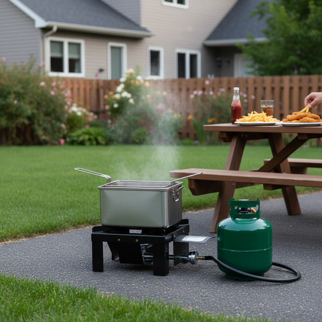 RM01PB 80,000 BTU Lightweight Enamel Outdoor Stove