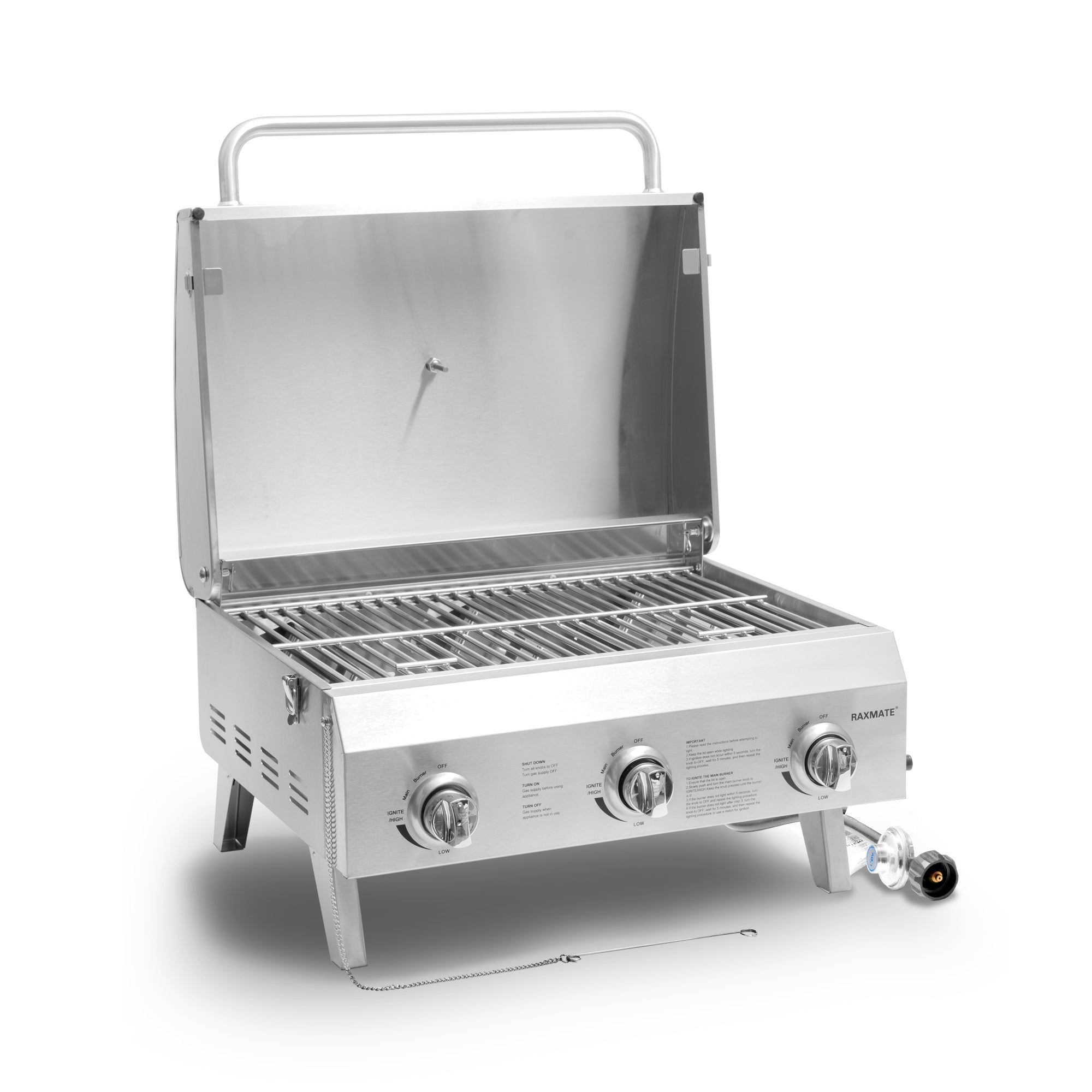 Raxmate RM013BX tabletop portable propane grill