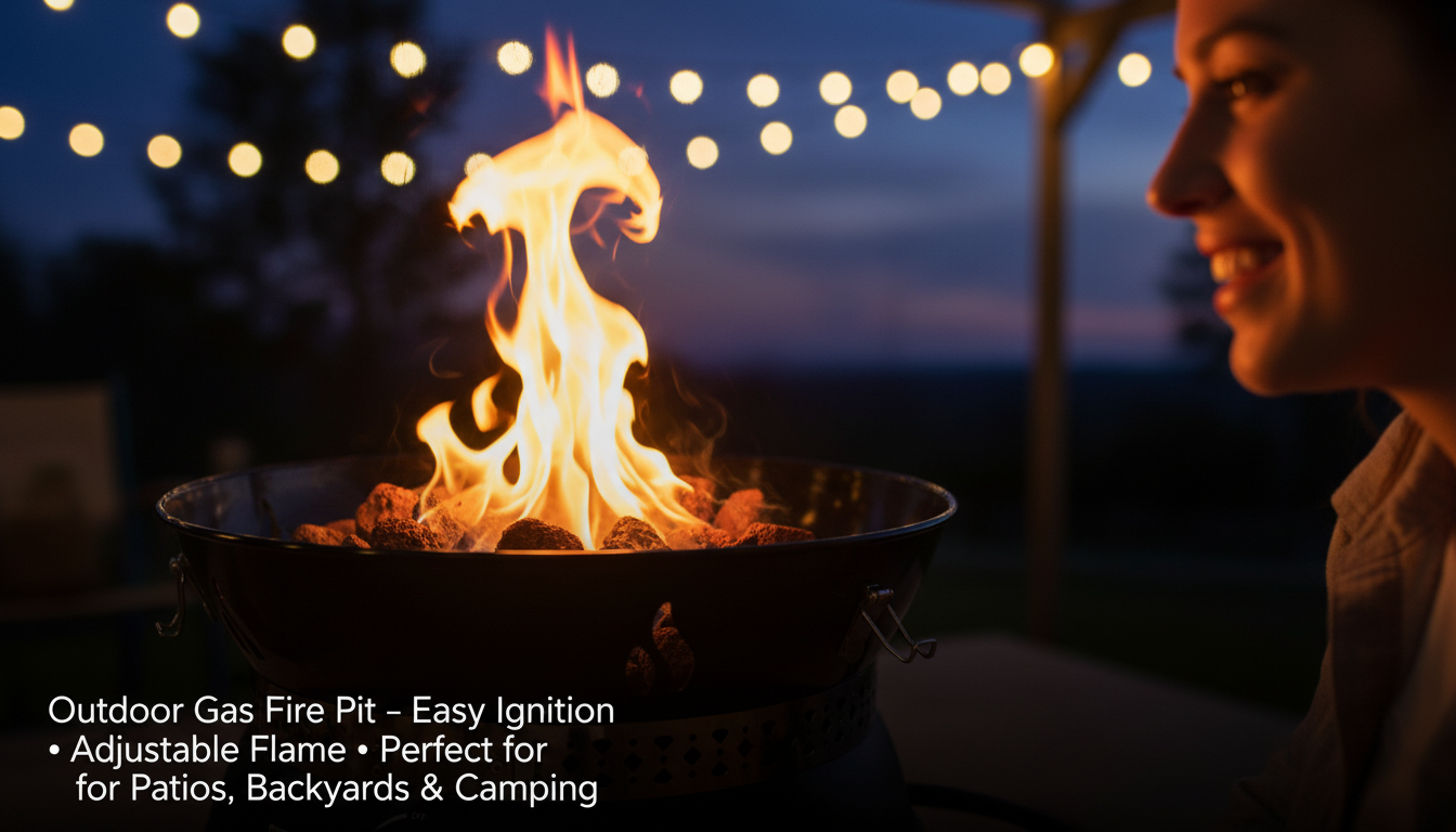 Raxmate RM01FP propane fire pit product view